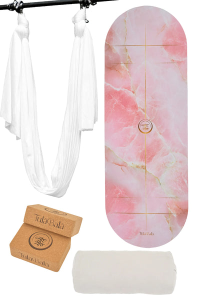 Align & Fly Meraki Mat Suede: Rose Quartz Design Set - Vegan Suede