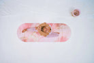 Rose Quartz yoga mat in serene space for yoga, meditation and sound bath
