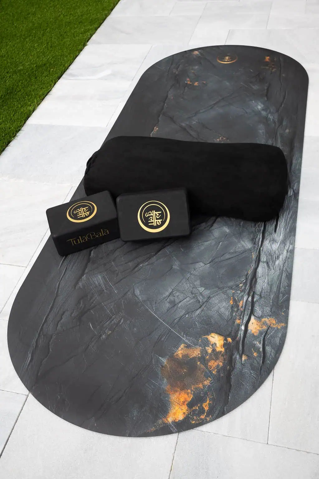 Premium eco-friendly Athlete Slate Coconut PU yoga mats by TulaBala – non-toxic and durable for everyday flow.
