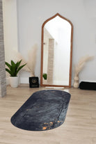 Suede yoga mat designed for athletes seeking a natural, eco-friendly, and durable practice surface.