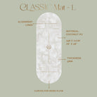 Non slip yoga mat made from natural coconut PU, perfect for luxury yoga sessions.