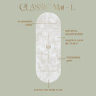 Luxury yoga mat highlighting eco-conscious construction and soft suede touch.