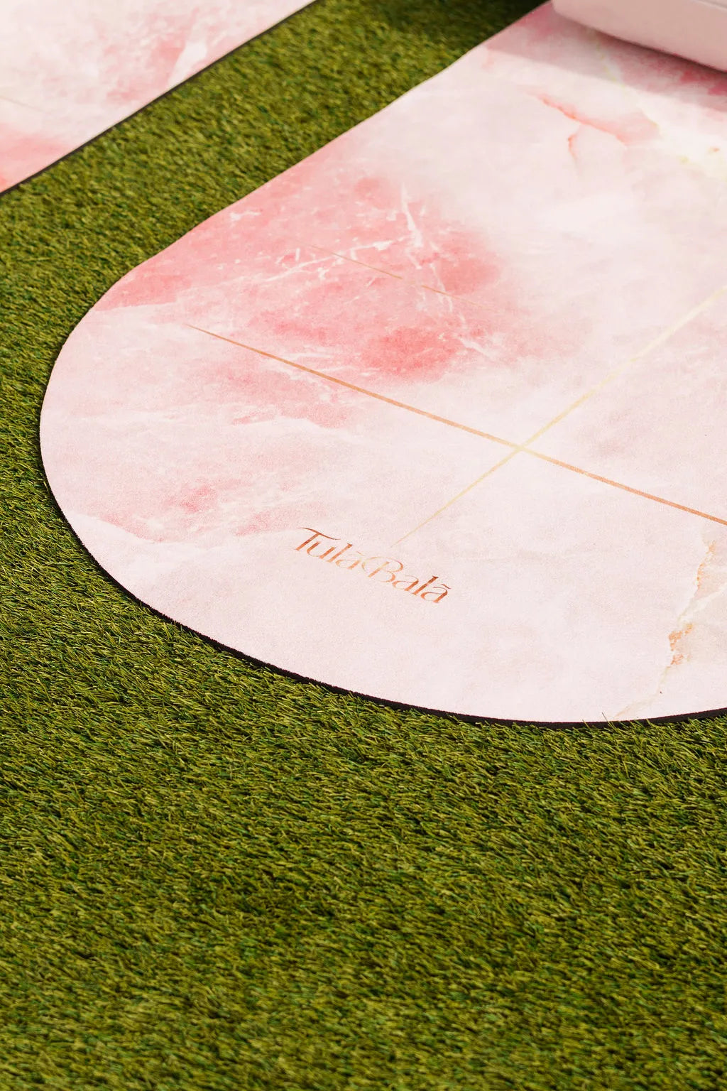 5mm thick luxury yoga mat designed for joint support and stability