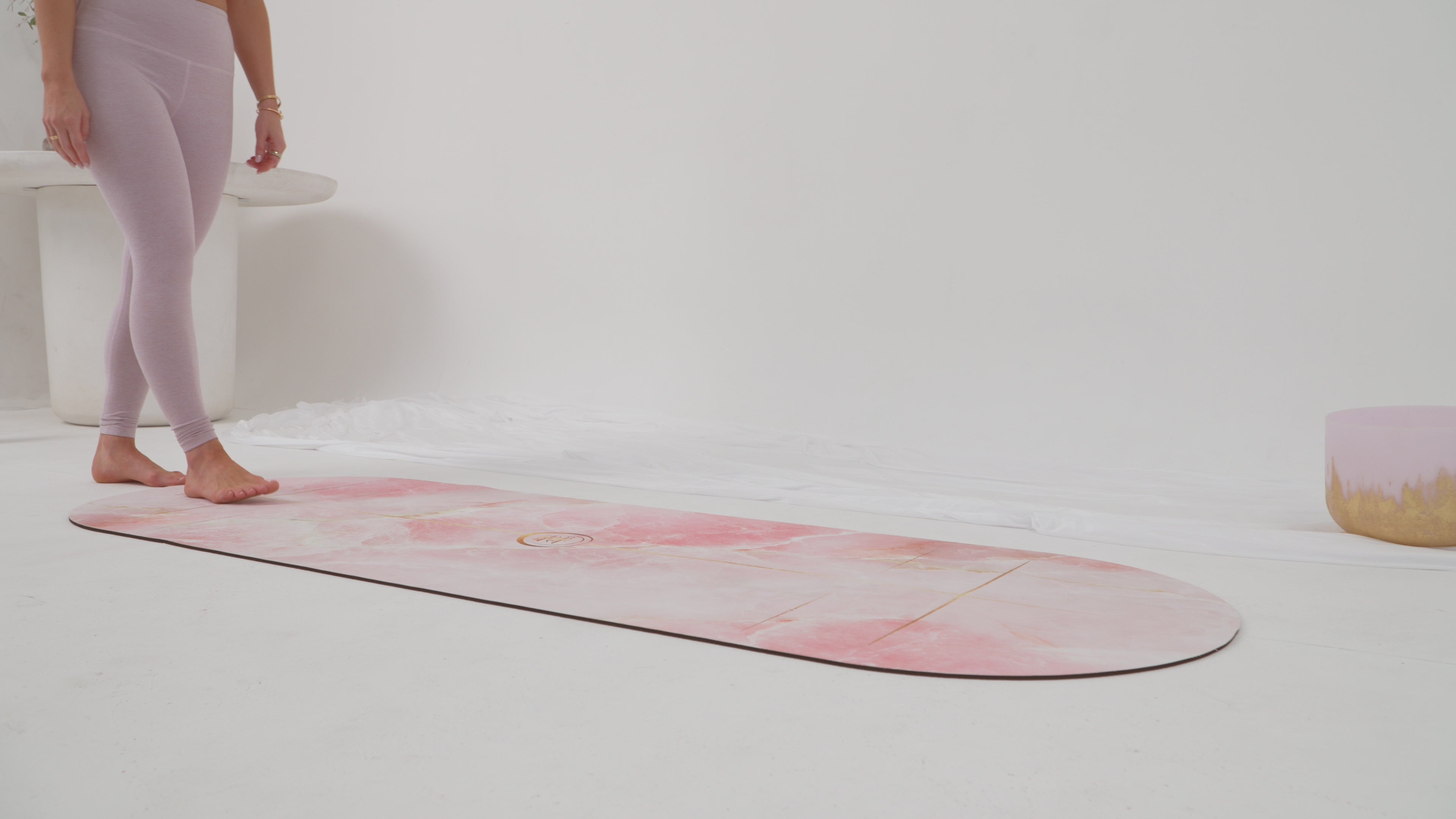 SUKALA 2way Yoga Mat ピンク SUKALA】Yogi Rug(ターコイズ・ピーチスキン・ライラック・アクア